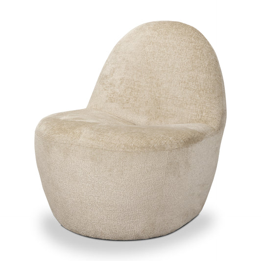 Beverly Beige Chenille Accent Chair - Comfortable and Elegant Seating for Any Room