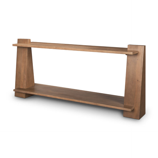 Eula Medium Brown Wood Console Table – Stylish & Functional Accent Piece