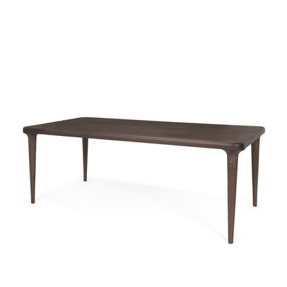 Suvan 84L Medium Dark Brown Rectangular Wood Dining Table