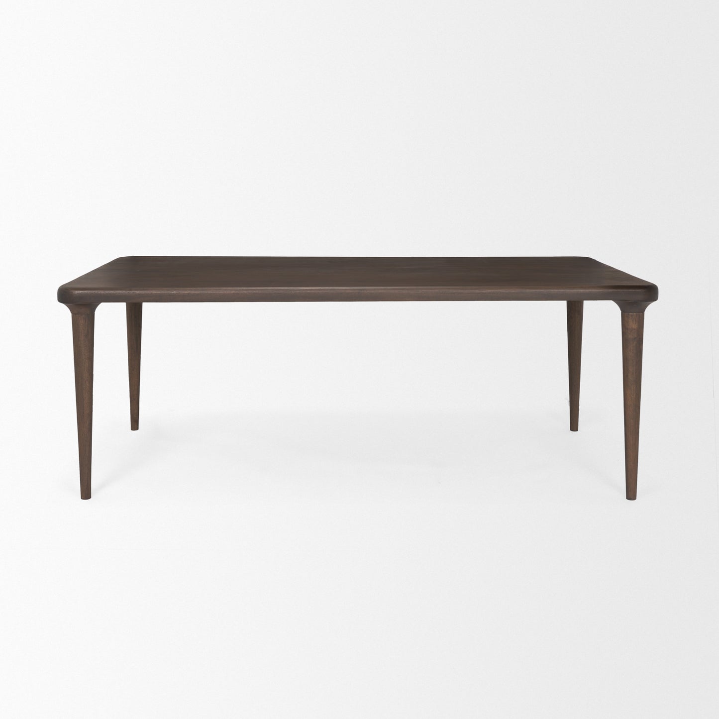 Suvan 84L Medium Dark Brown Rectangular Wood Dining Table