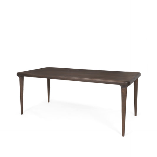 Suvan 72L Medium-Dark Brown Rectangular Wood Dining Table for a Sophisticated and Timeless Dining Space