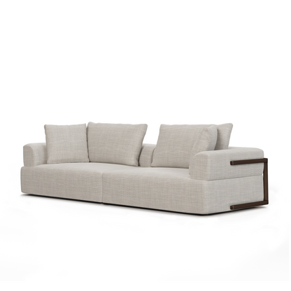 Warner Oatmeal 2 Piece Sofa Set
