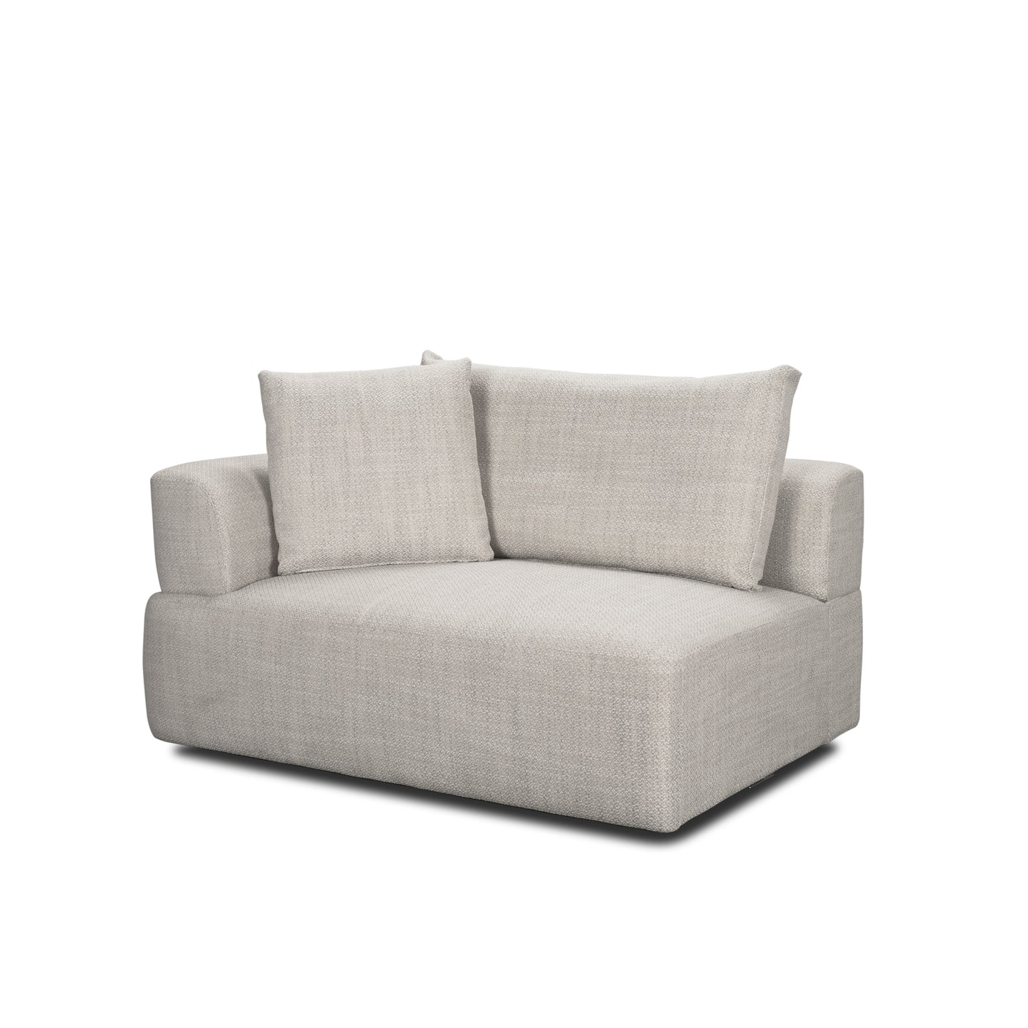 Warner Oatmeal 3 Piece Sofa Set W/Corner Piece