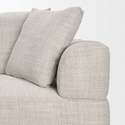 Warner Oatmeal 3 Piece Sofa Set W/Corner Piece