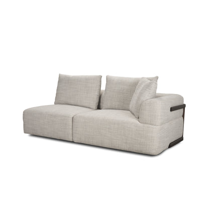 Warner Oatmeal 3 Piece Sofa Set w/Corner Piece