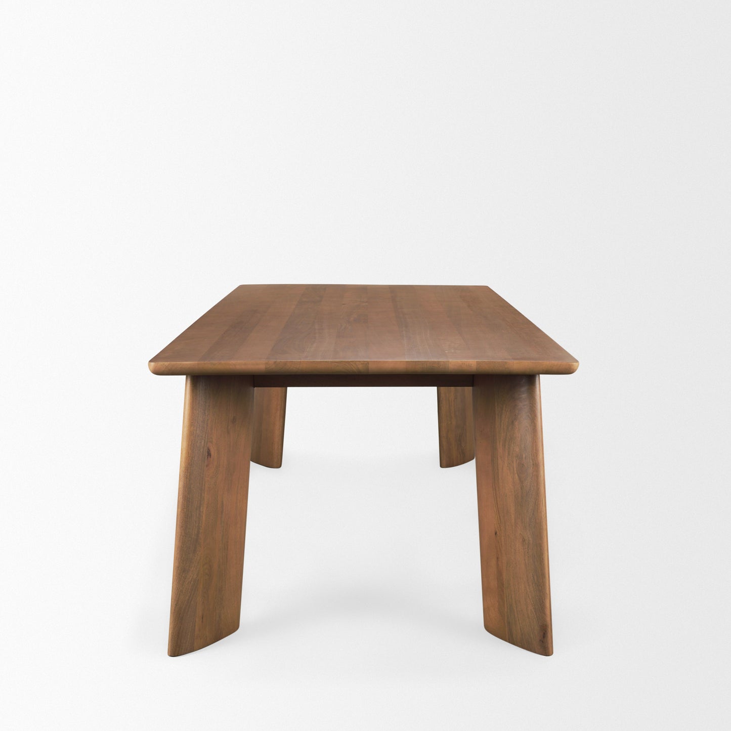 Jonan Brown Solid Mango Wood Rectangular Dining Table