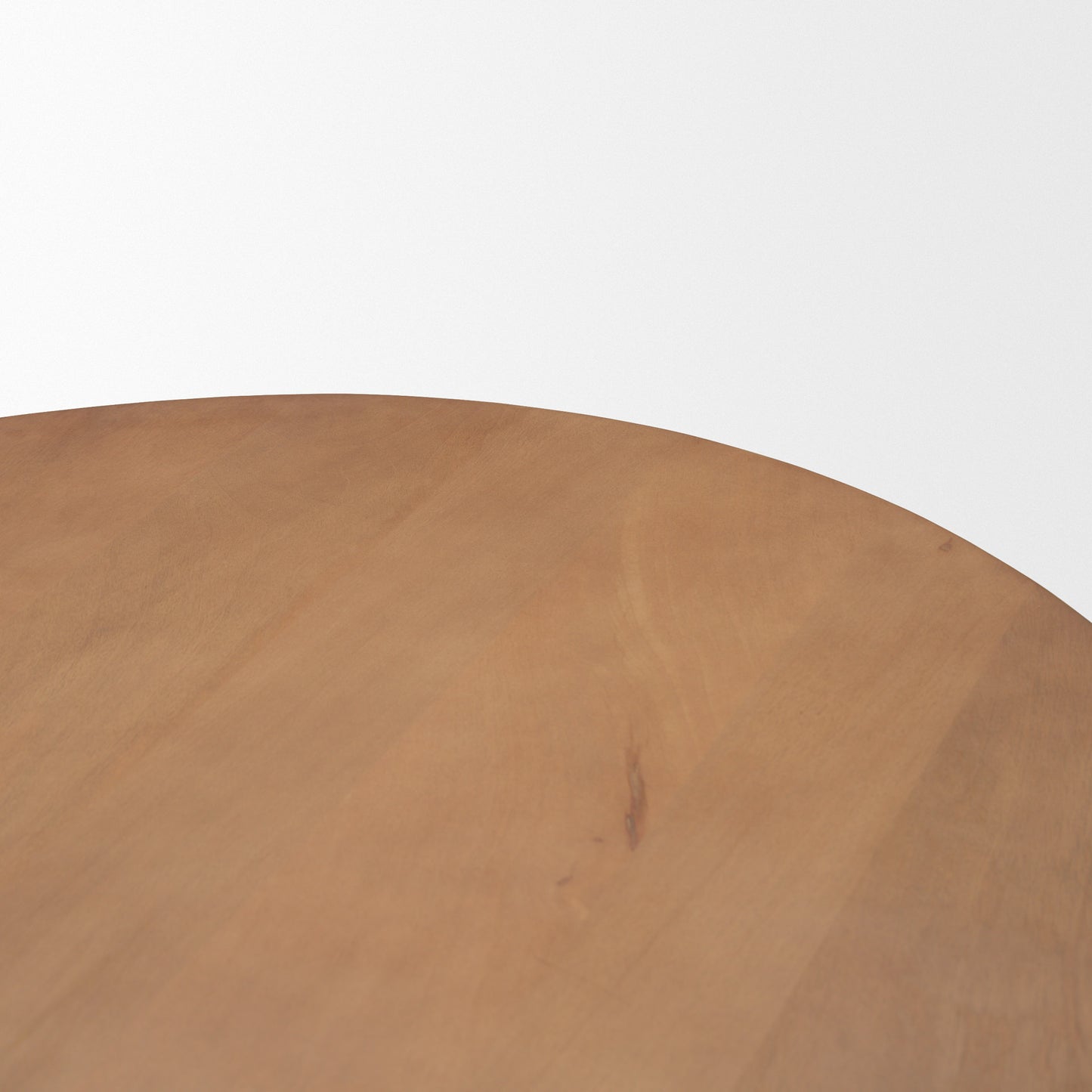 Jovani 94" Solid Light Brown Mango Wood Oval Dining Table