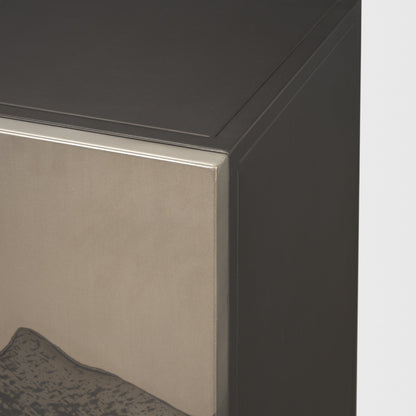 Roxdale Acid Washed Iron Metal Accent Cabinet