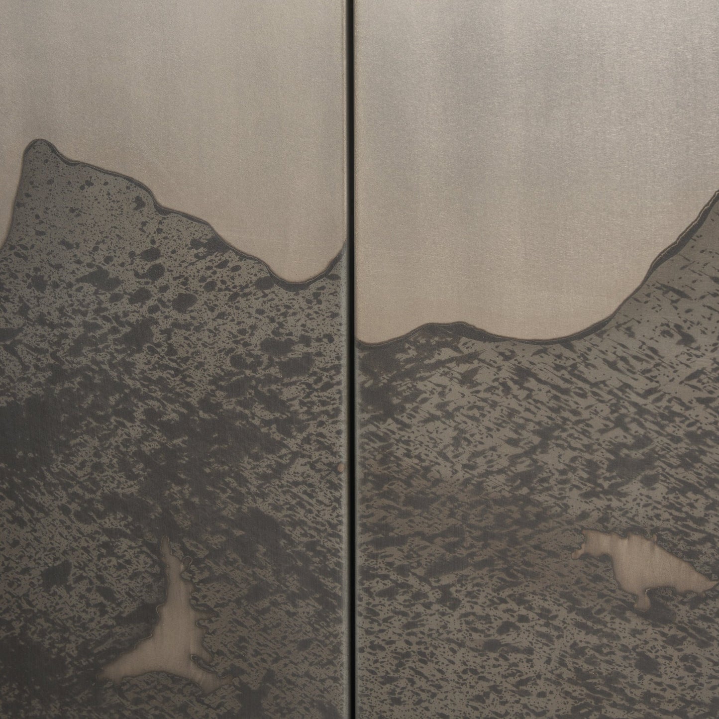 Roxdale Acid Washed Iron Metal Accent Cabinet