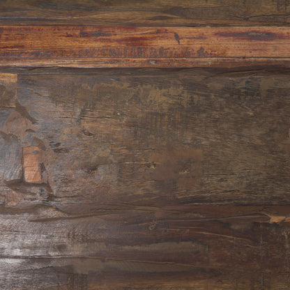 Estelle Reclaimed Wood Bench – Rustic Brown Finish for Entryway or Dining