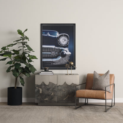 Roxdale Acid Washed Iron Metal Accent Cabinet