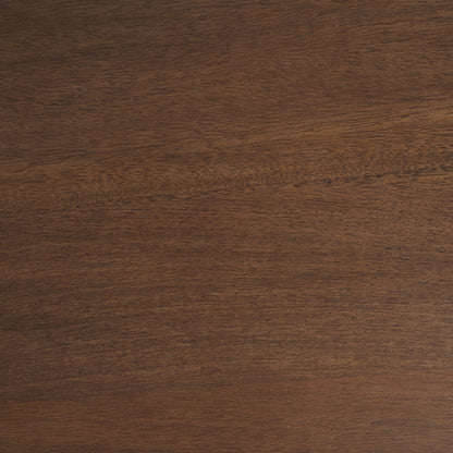 Jonan Brown Solid Mango Wood Dining Table – Rectangular Rustic Design