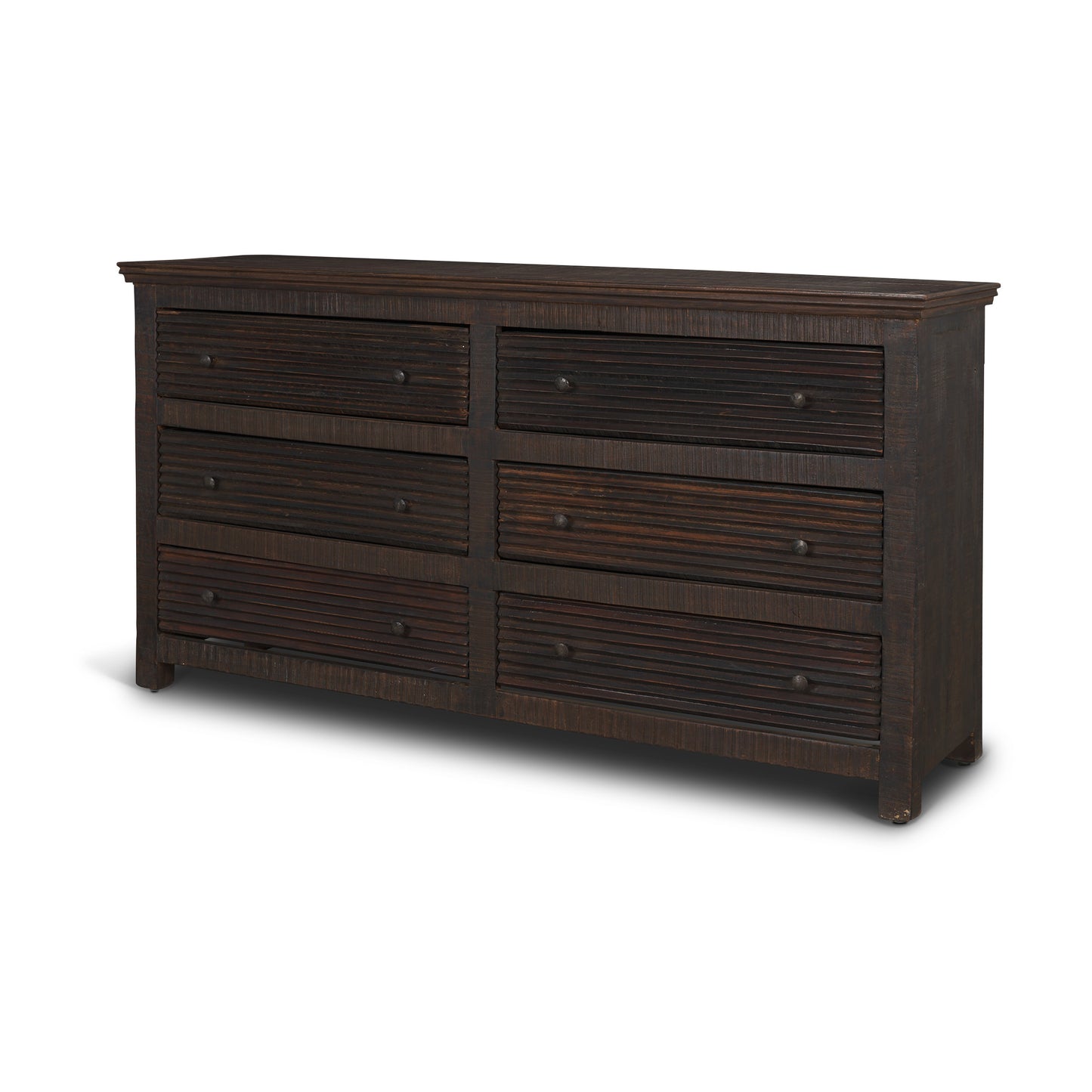 Rhett Reclaimed Wood 6‑Drawer Cabinet