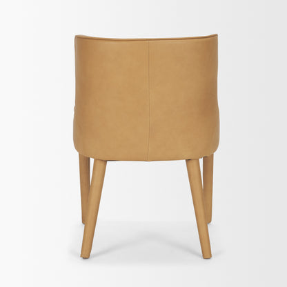 Nolan Full‑Leather Curved Back Dining Chair Set of 2