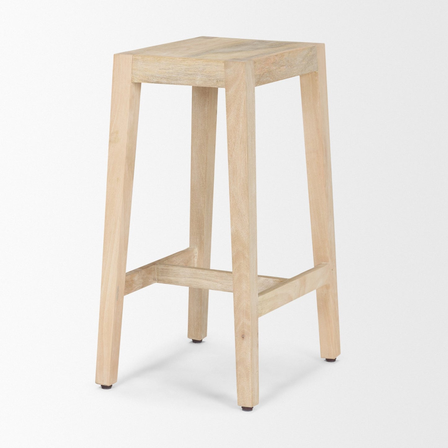 Colony Light Brown Solid Wood Counter Stool