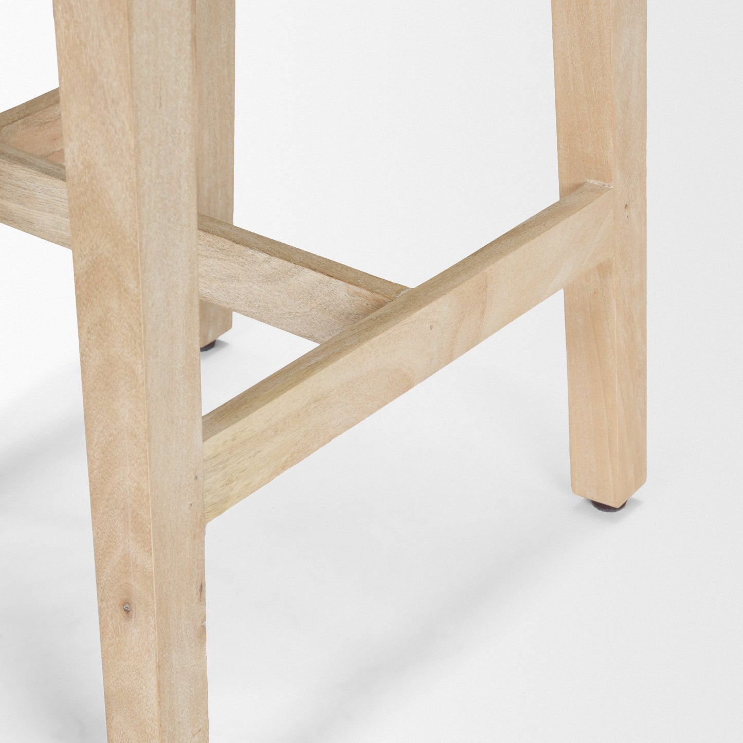 Colony Light Brown Solid Wood Counter Stool