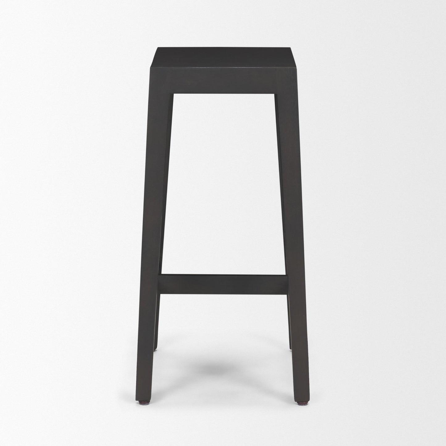 Colony Black‑Brown Solid Wood Counter Stool