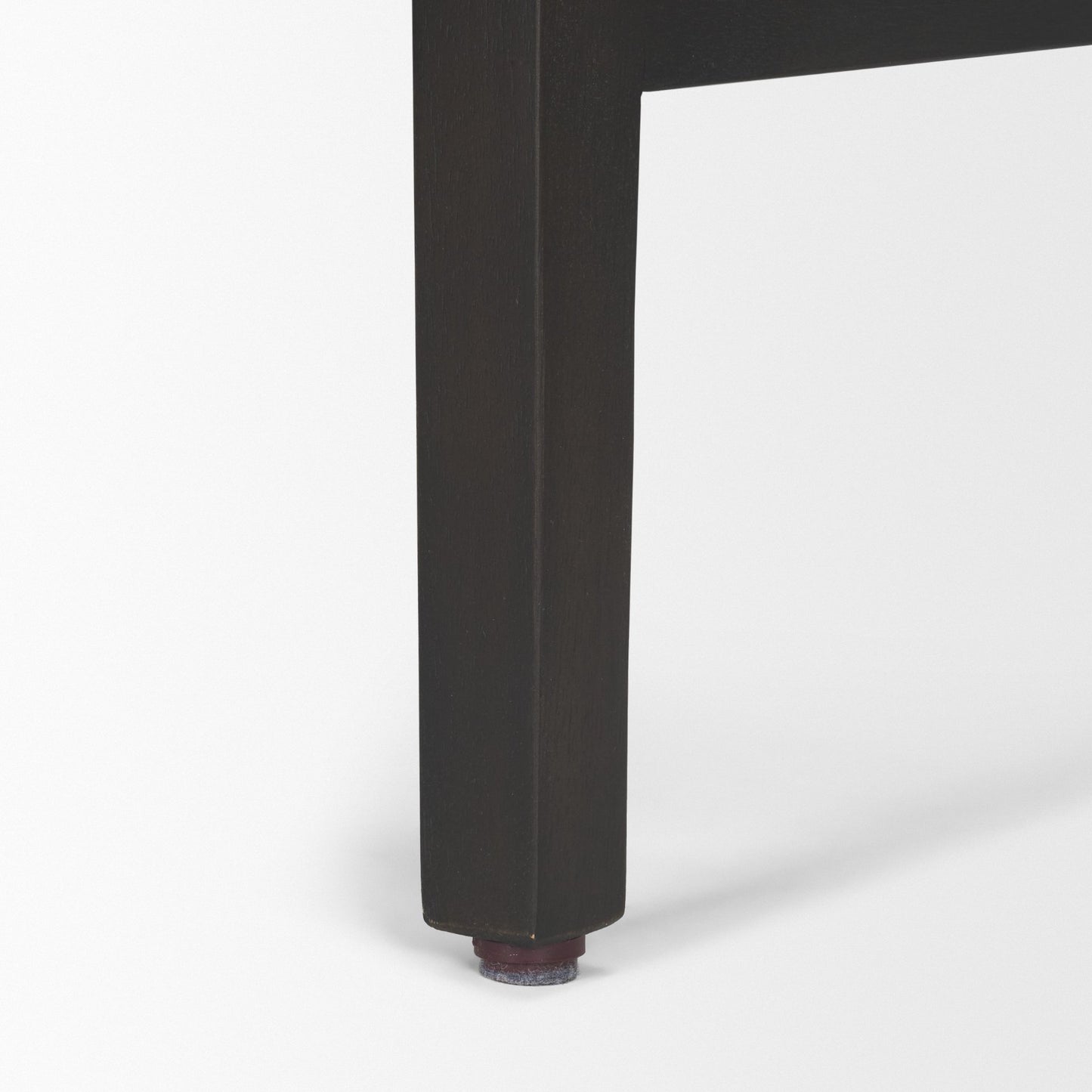 Colony Black‑Brown Solid Wood Counter Stool