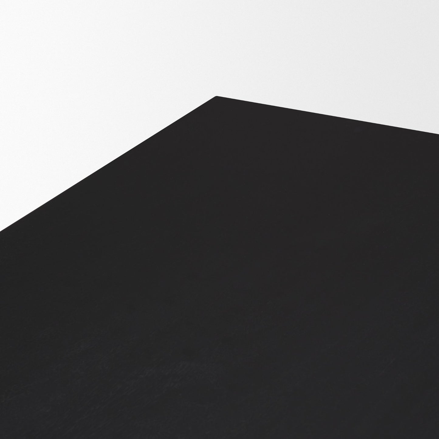 Grier Matte Black Mango Wood Dining Table with Cane Accents