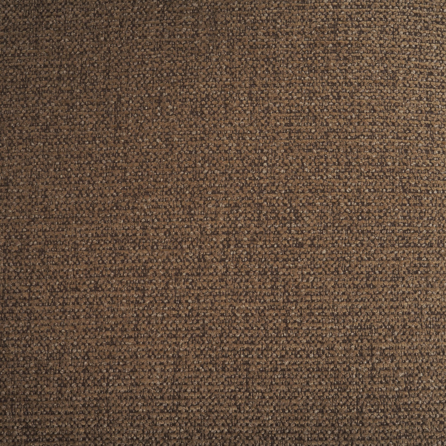 Saga Textured Brown Plush Fabric 3 Seater Sofa