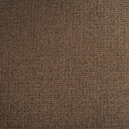 Saga Textured Brown Plush Fabric 3 Seater Sofa