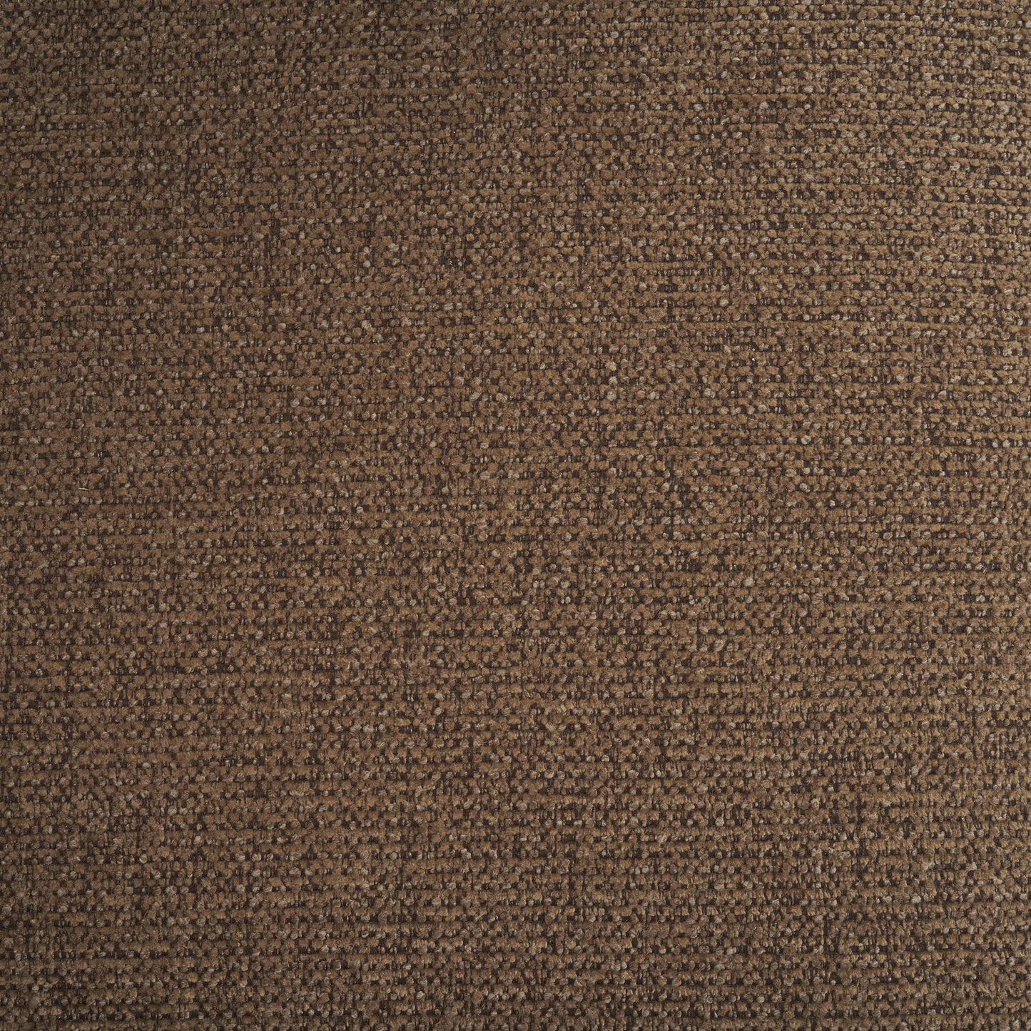 Saga Textured Brown Plush Fabric Upholstered Chair