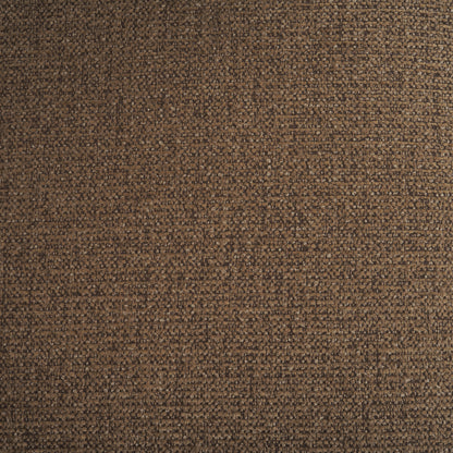 Saga Textured Brown Plush Fabric Upholstered Chair