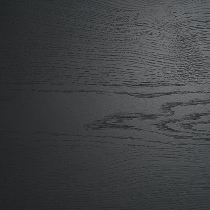 Rowan Sandblasted Black Oak Closed 4‑Door Sideboard