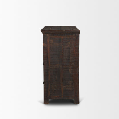 Rhett Reclaimed Wood 3 Drawer Cabinet