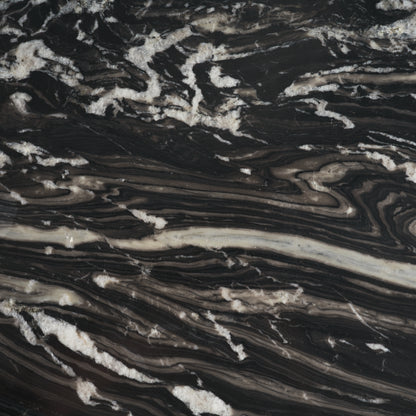 Marilyn 48 Inch Black Forest Marble Round Dining Table