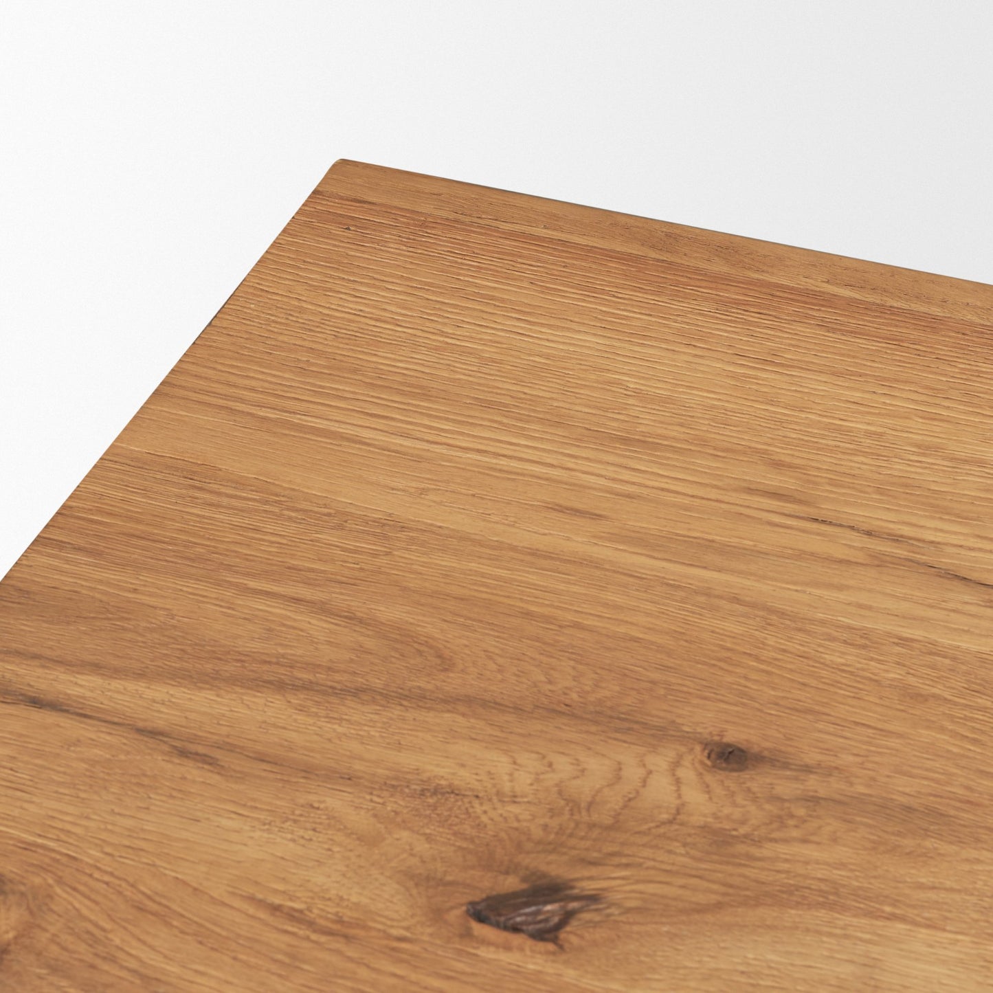 Belford 3‑Drawer Light Brown Oak Wood Nightstand