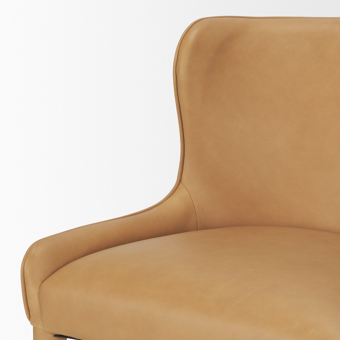 Nolan Full‑Leather Curved Back Dining Chair Set of 2