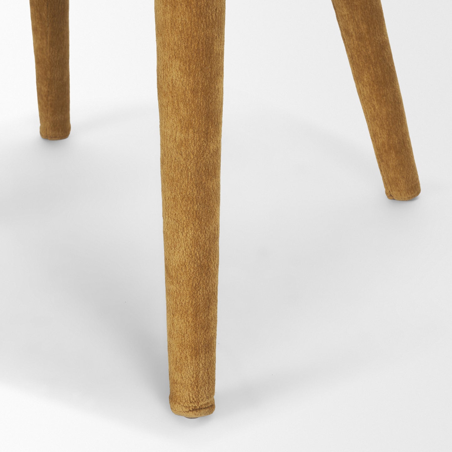 Nolan Rust Chenille Slope Dining Chair -Set of 2