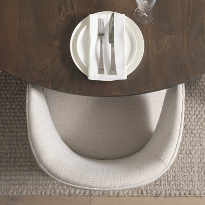 Terra Fluted Dining Table with Niles Chairs and Terra Sideboard