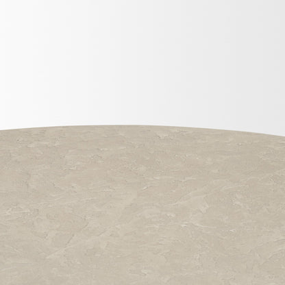 Mesa 48 Inch Round Stone Finish Coffee Table