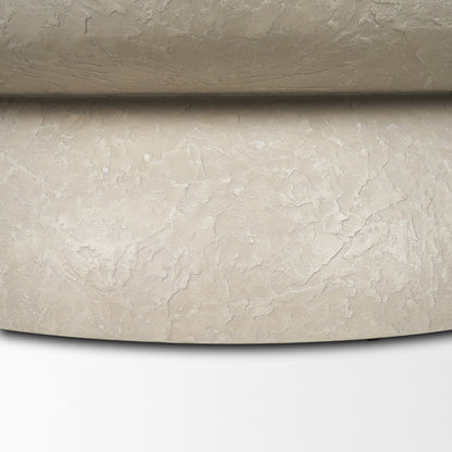 Mesa 48 Inch Round Stone Finish Coffee Table