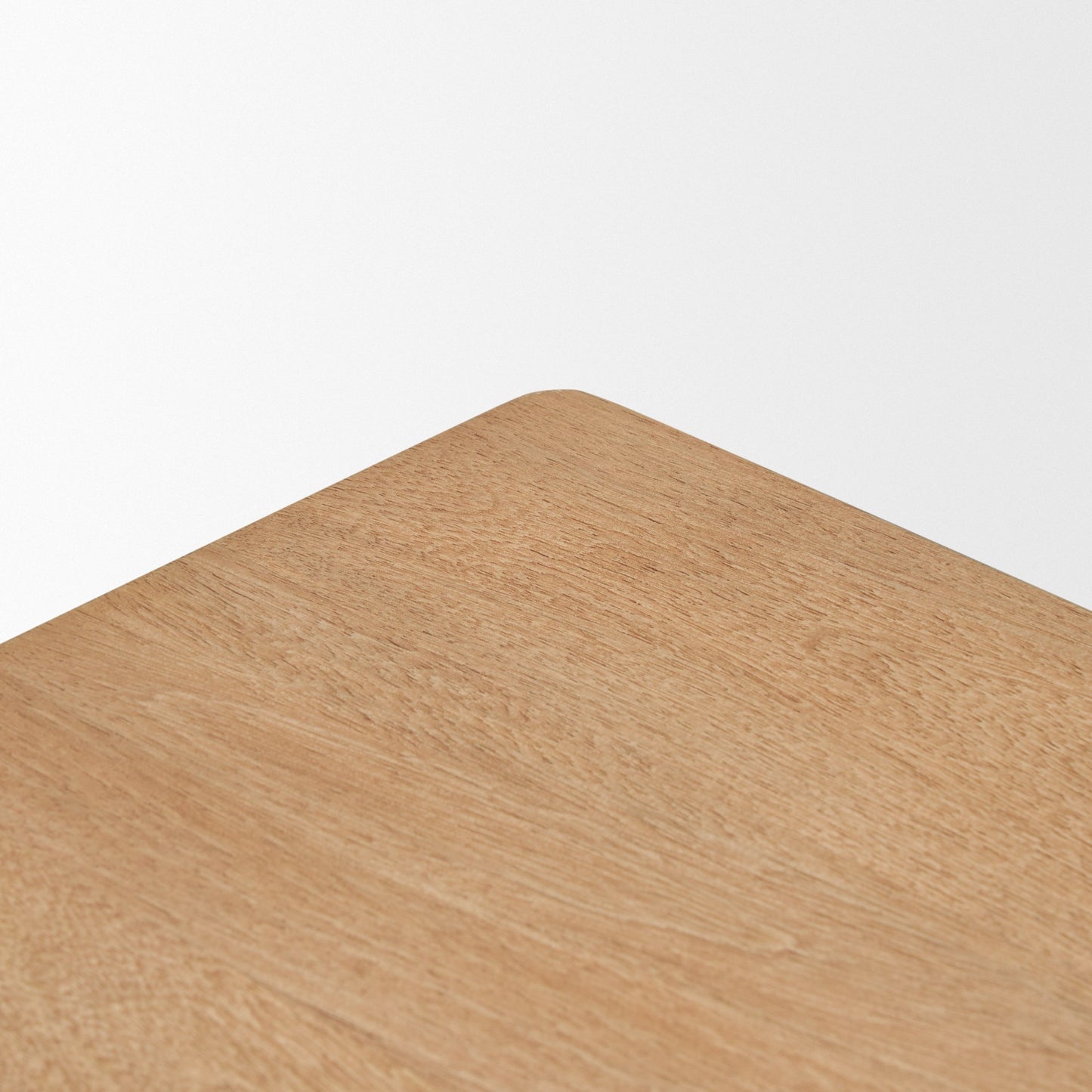 Trellyn Light Brown Wood Carved Base Square Accent Table