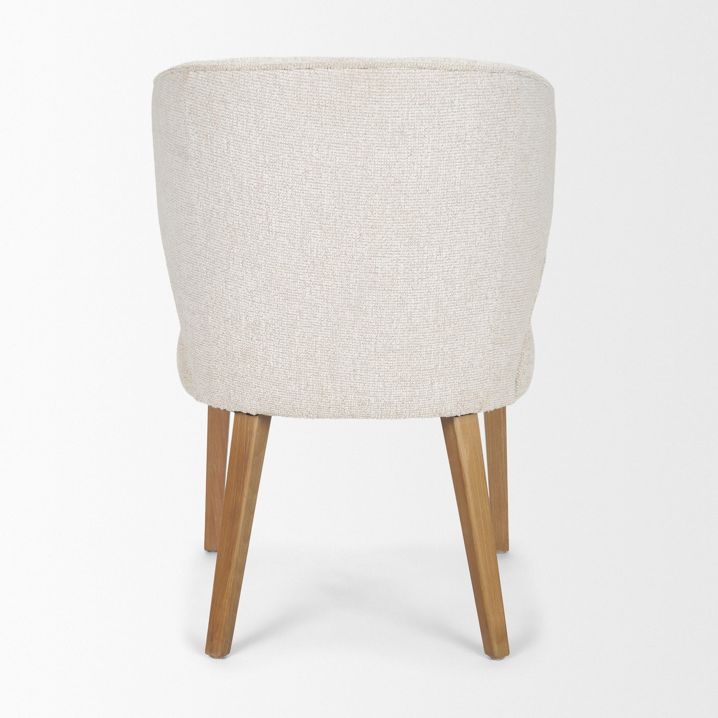 Niles Cream Upholstered Wingback Dining Chair