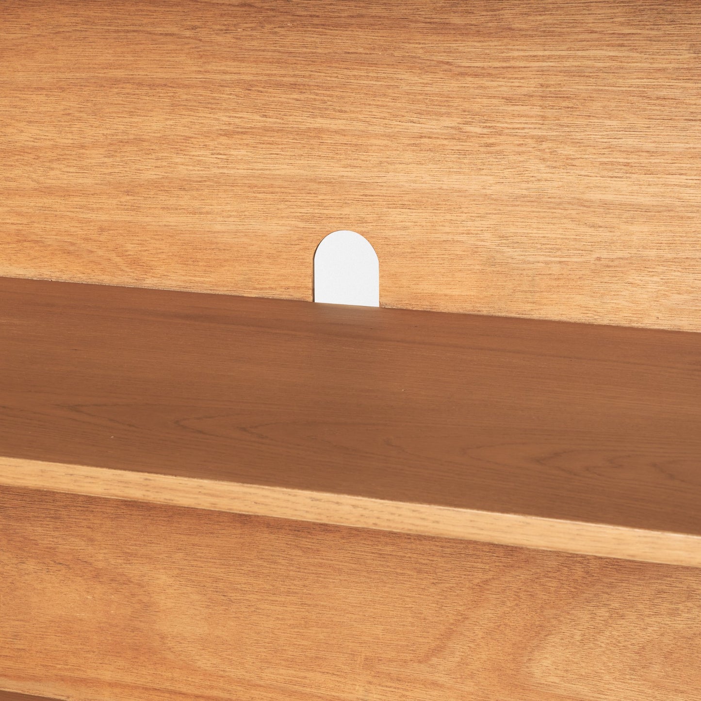 Rowan Light Brown Oak Wood 4‑Door Sideboard