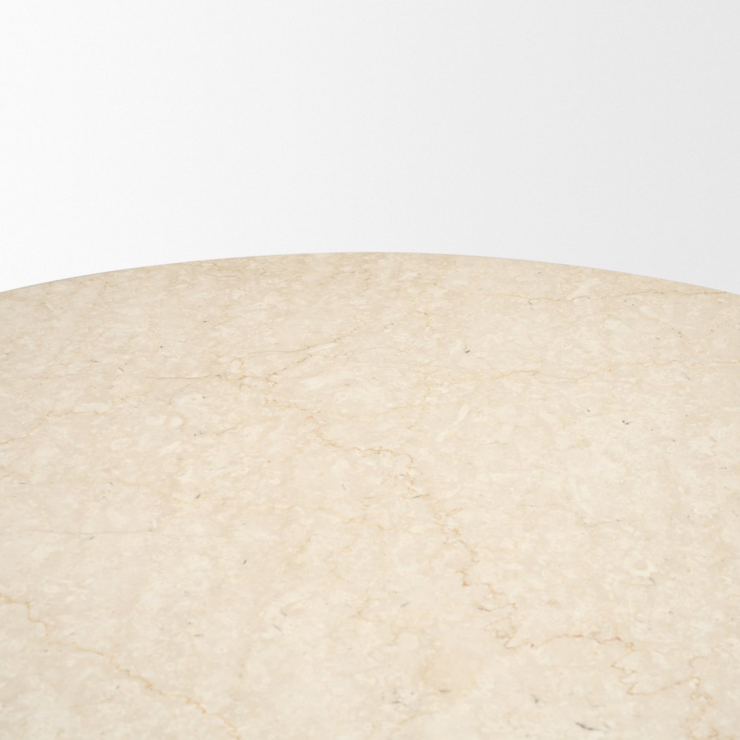 Marilyn 48 Inch Round Botticino Marble Dining Table