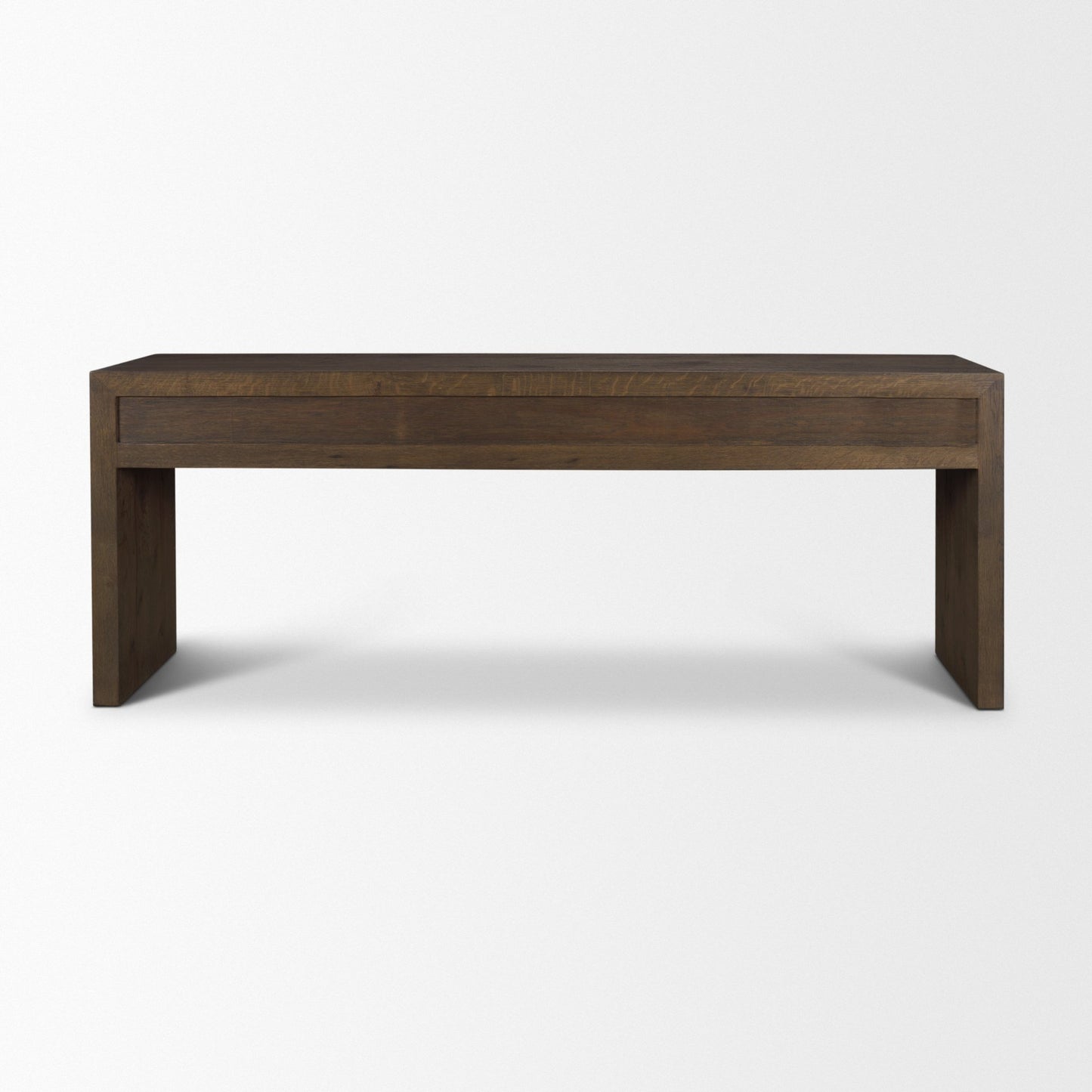 Belford 72" Dark Brown Oak Wood Console Table