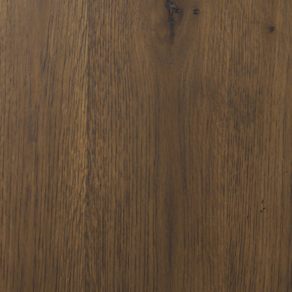 Belford 72" Dark Brown Oak Wood Console Table