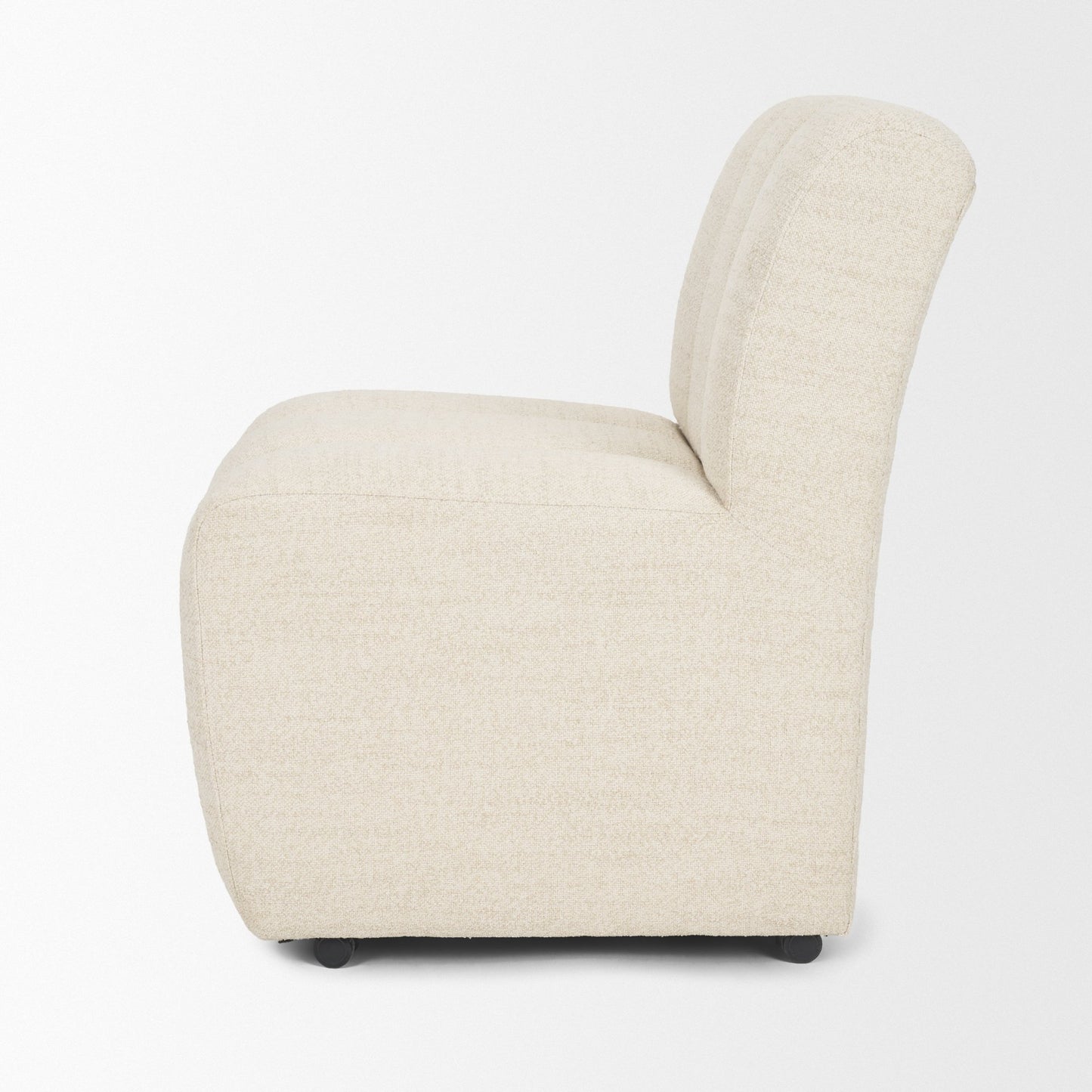 Wilkins Beige Performance Fabric Upholstered Dining Chair