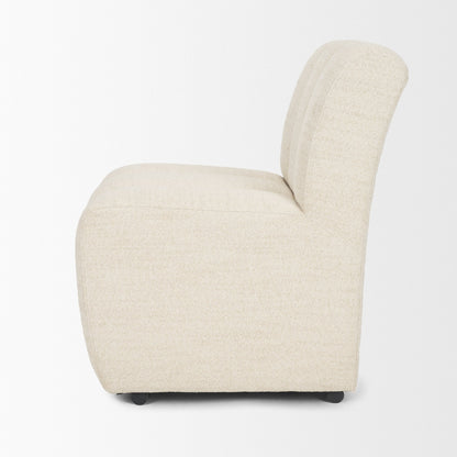 Wilkins Beige Performance Fabric Upholstered Dining Chair