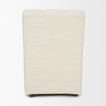 Wilkins Beige Performance Fabric Upholstered Dining Chair