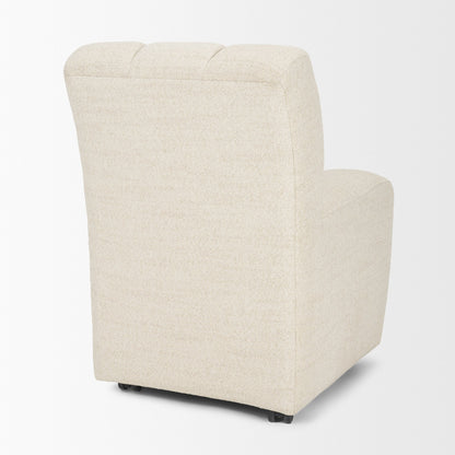 Wilkins Beige Performance Fabric Upholstered Dining Chair
