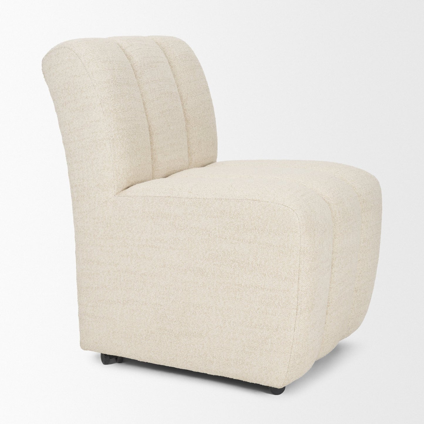 Wilkins Beige Performance Fabric Upholstered Dining Chair