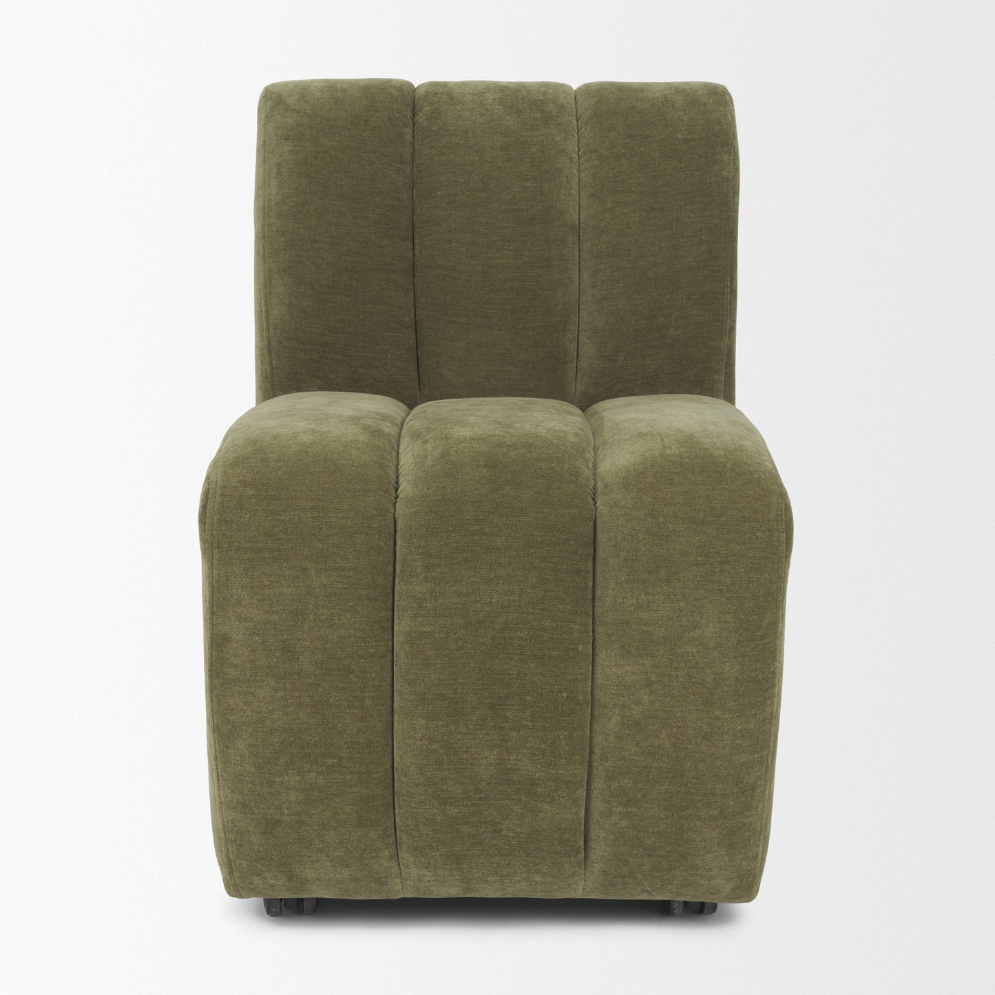 Wilkins Moss Olive Fabric Upholstered Dining Chair