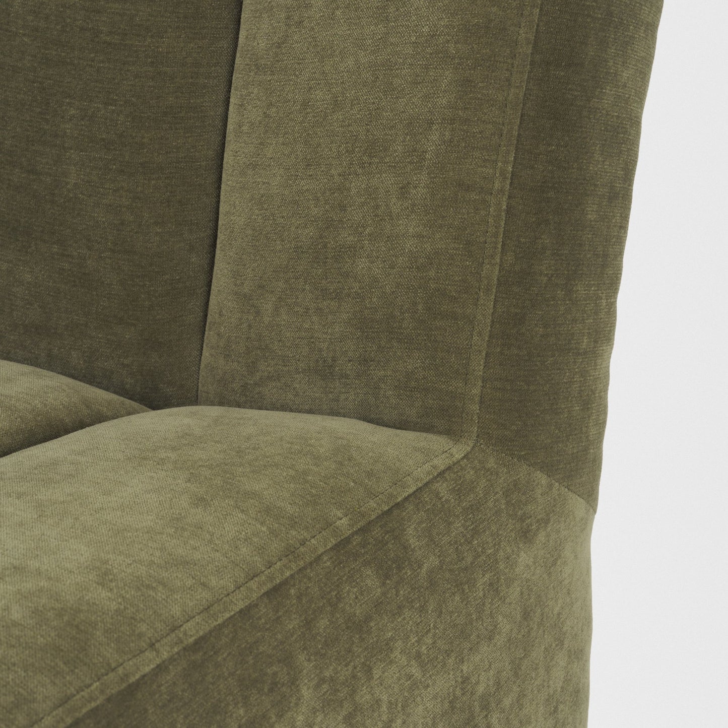 Wilkins Moss Olive Fabric Upholstered Dining Chair