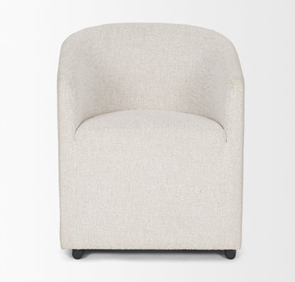 Sondra Upholstered Cream Performance Dining Chair